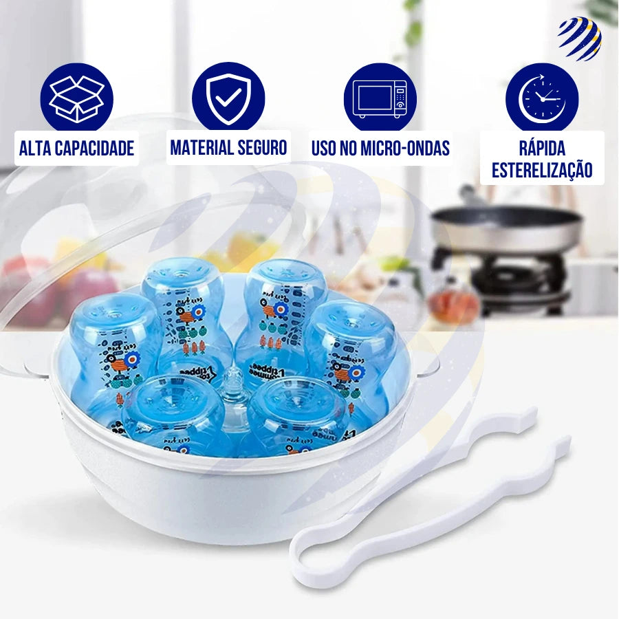 Esterelizador A Vapor - CleanBaby - Galáxia Infantil