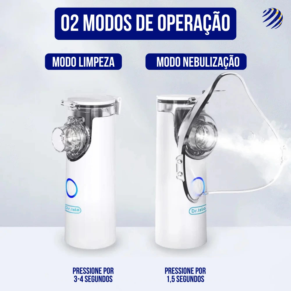 Mini Nebulizador Infantil Portátil + Máscara – Galáxia Infantil