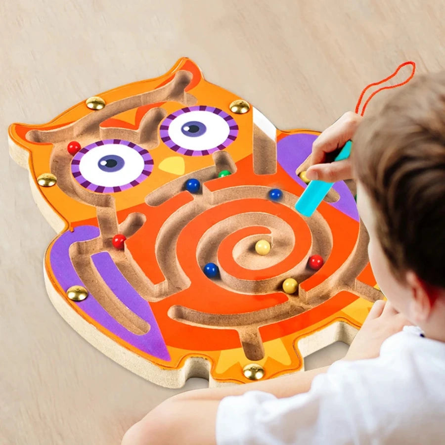 Labirinto Infantil Magético P/ Raciocínio Lógico - Galáxia Infantil