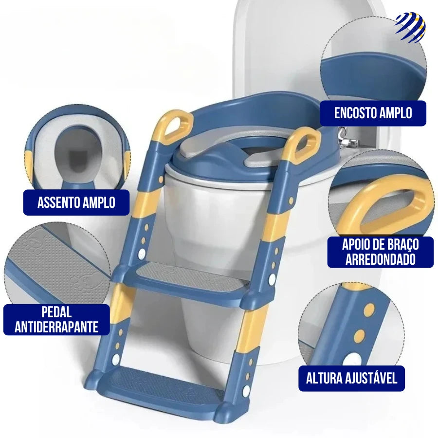 Apoio Sanitário Infantil - Mini Trono Pro - Galáxia Infantil