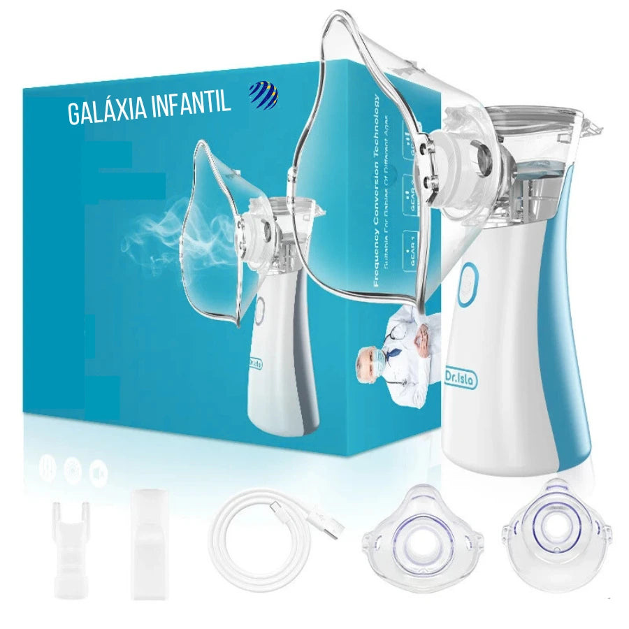 Nebulizador Infantil Portátil + Máscara – Galáxia Infantil